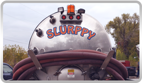 Picture of their truck, named Big Slurppy